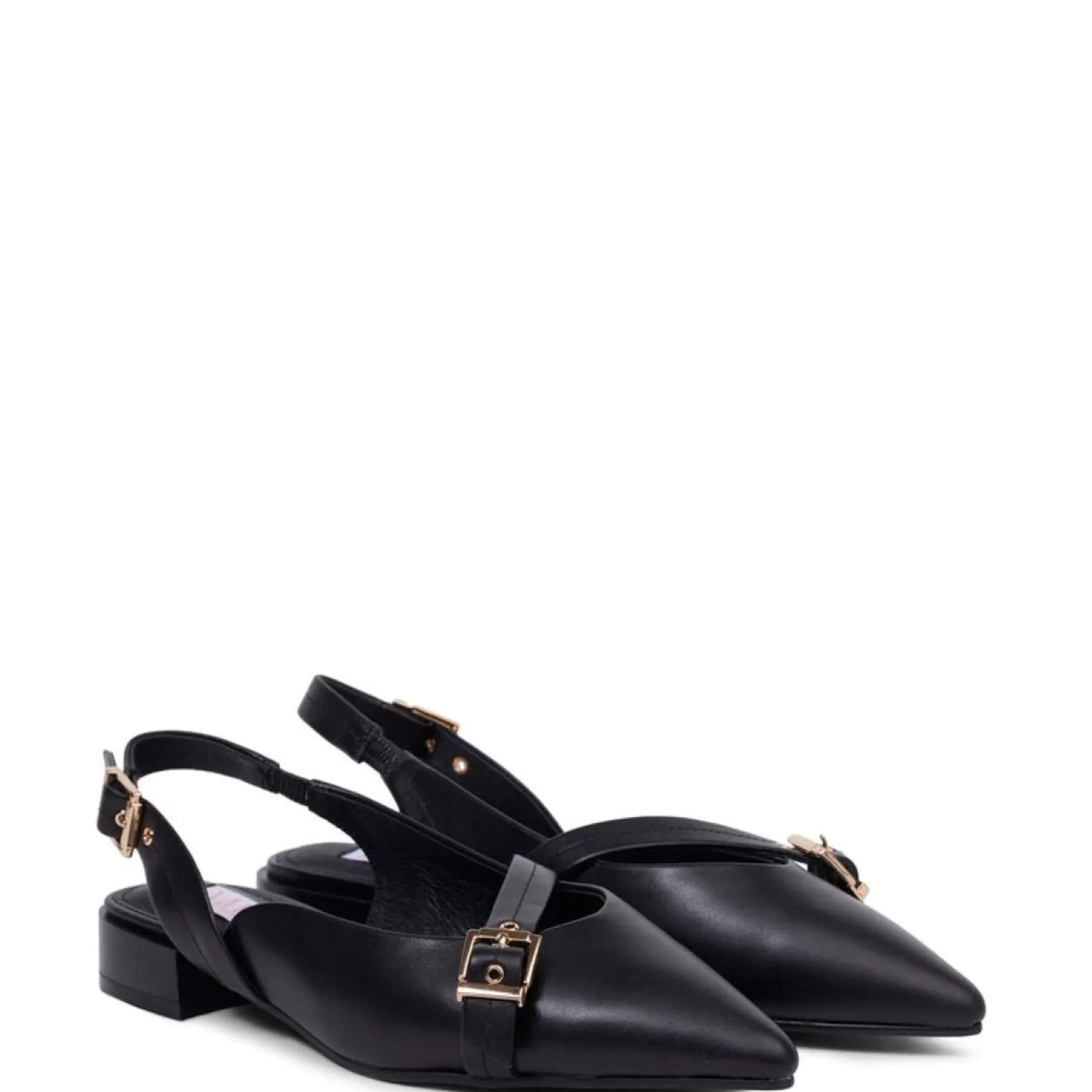 Kathryn Wilson Chelsea Slingback - Black Calf