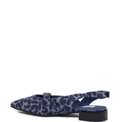Kathryn Wilson Chelsea Slingback - Denim Leopard