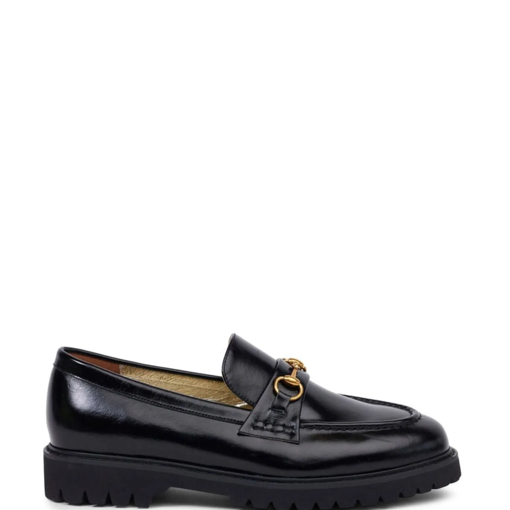 Kathryn Wilson Shandre Loafer - Black High-Shine
