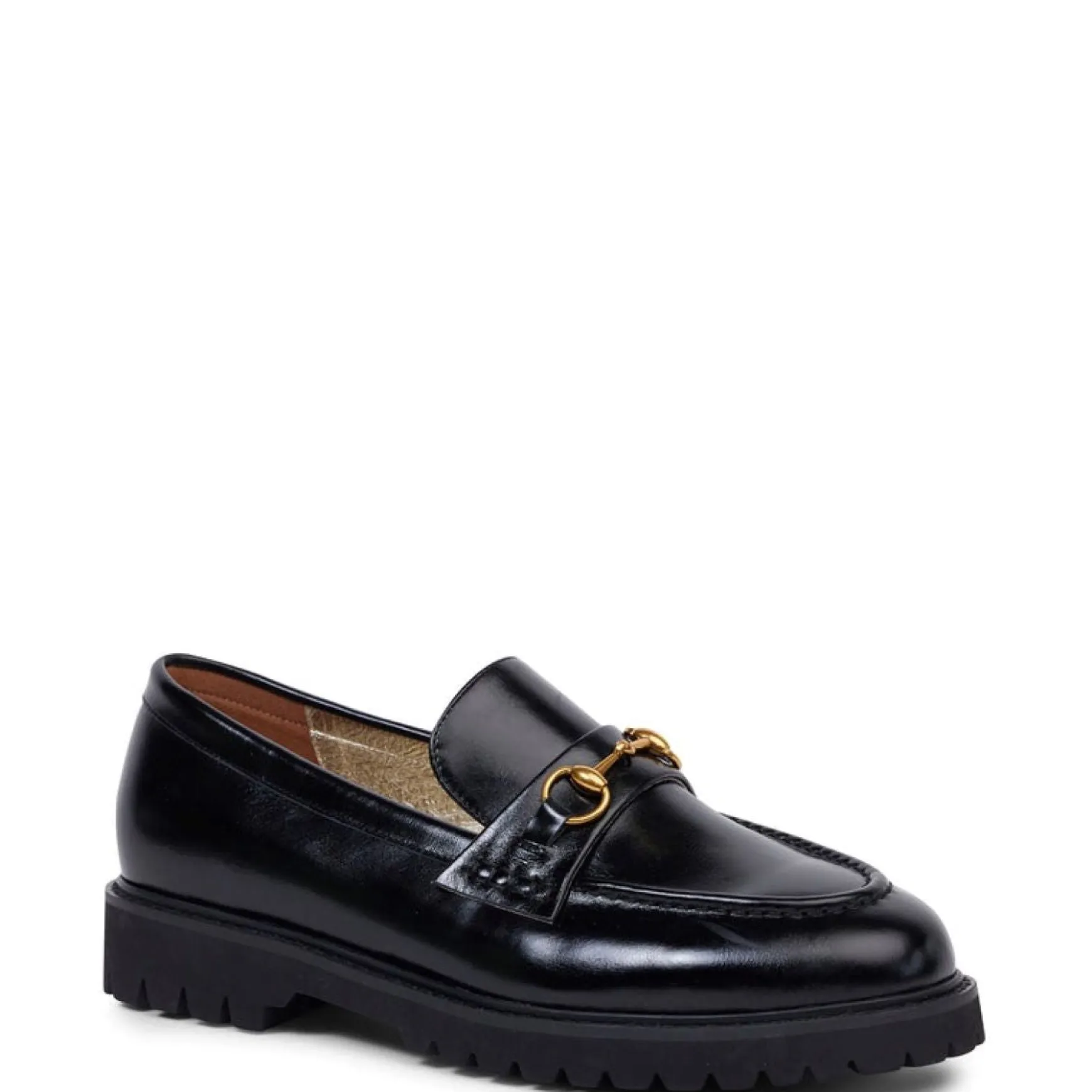 Kathryn Wilson Shandre Loafer - Black High-Shine