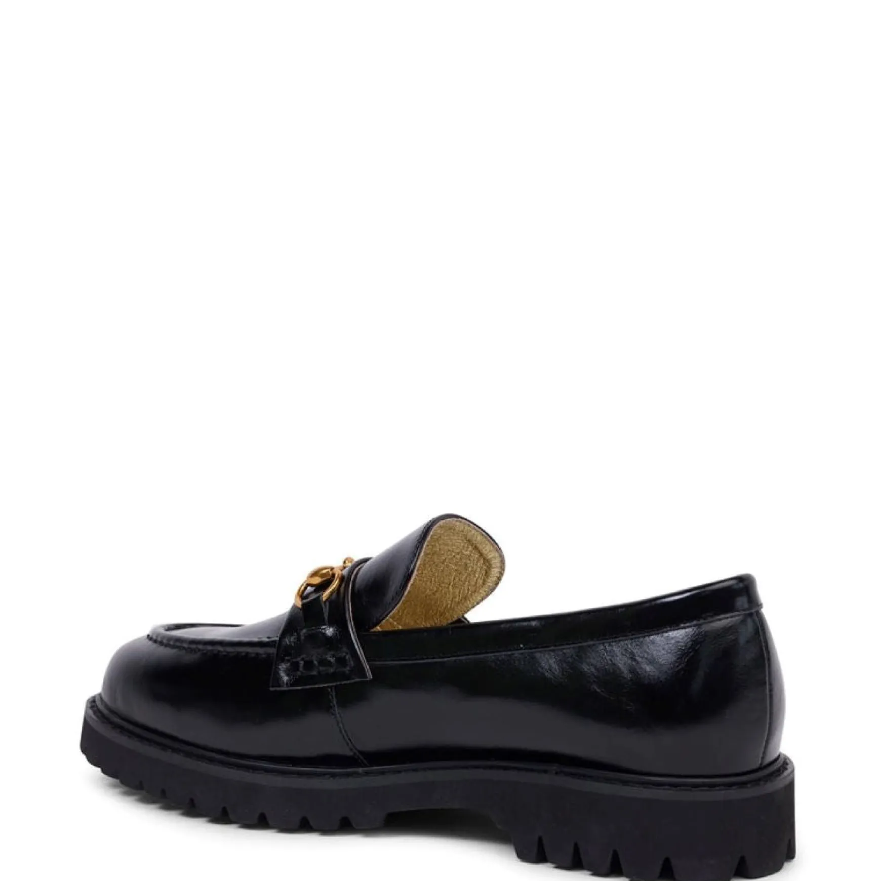 Kathryn Wilson Shandre Loafer - Black High-Shine