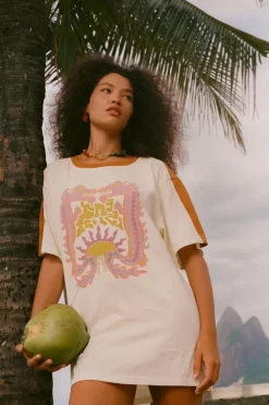 Kinga Csilla Azure Dragon King Tee - Cream