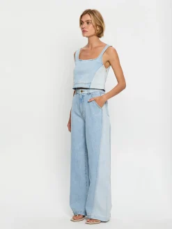 Kivari Carla Denim Jean - Two Tone Wash