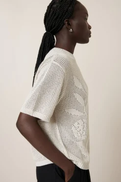 Kowtow Rosa Tee - Oat Melange Arriving 17 March