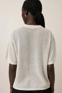 Kowtow Rosa Tee - Oat Melange Arriving 17 March