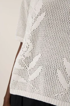 Kowtow Rosa Tee - Oat Melange Arriving 17 March
