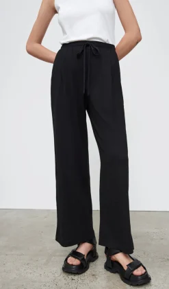 Kowtow Wide Leg Pant in Black