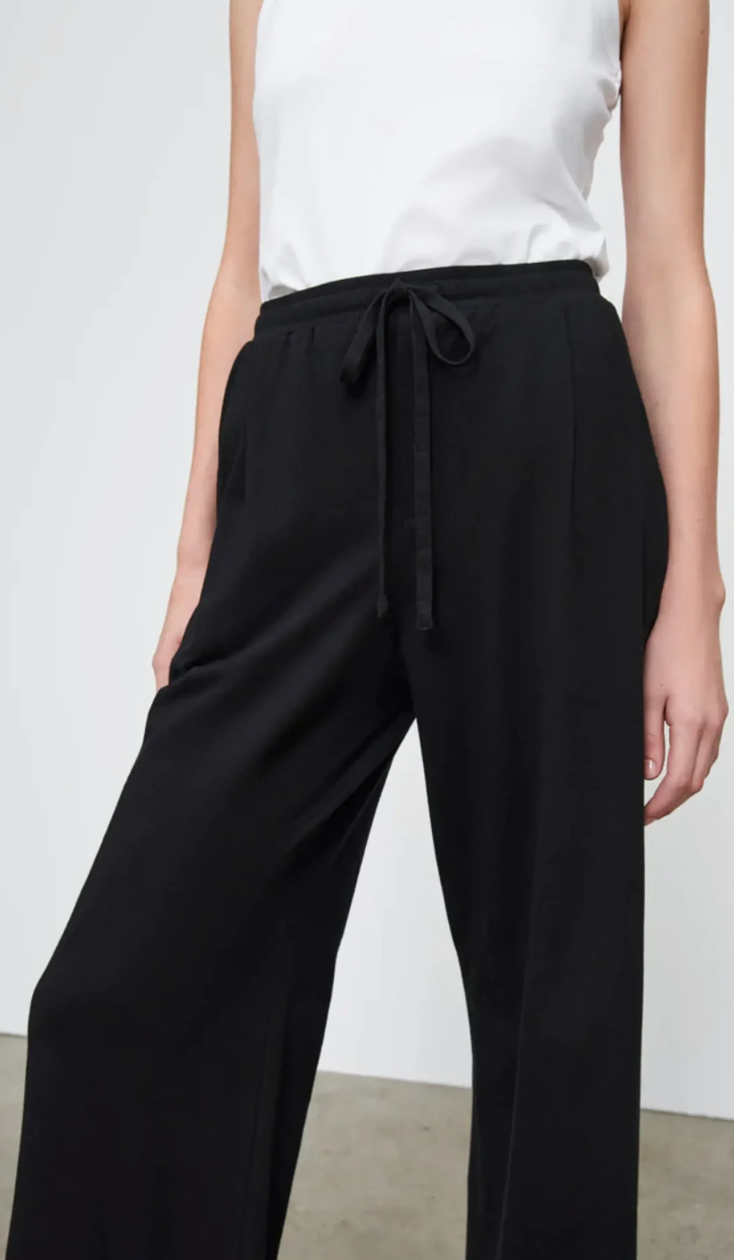 Kowtow Wide Leg Pant in Black