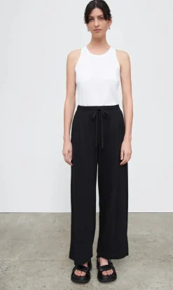 Kowtow Wide Leg Pant in Black