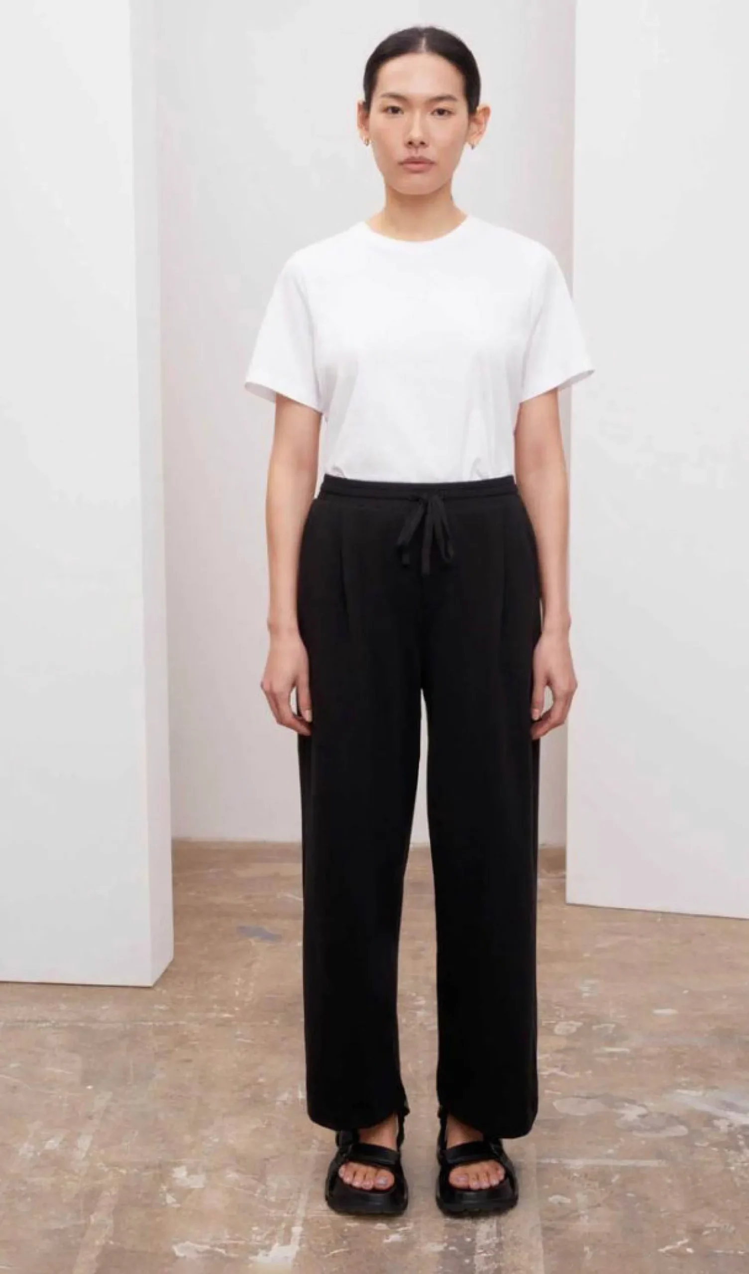 Kowtow Wide Leg Pant in Black