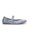 La Tribe Ballet Flat - Capri Blue Satin