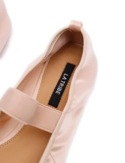 La Tribe Ballet Flat - Pink Satin
