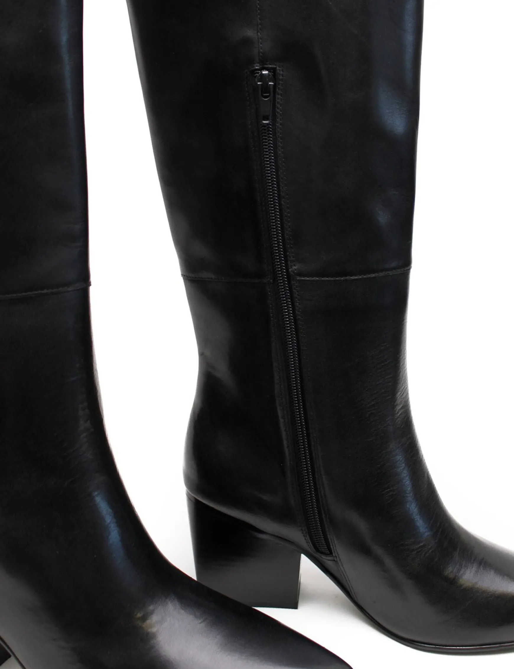 La Tribe Leone Knee High Boot - Black