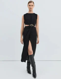 La Tribe Leone Knee High Boot - Black