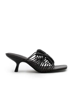 La Tribe Macrame Heel - Pepper