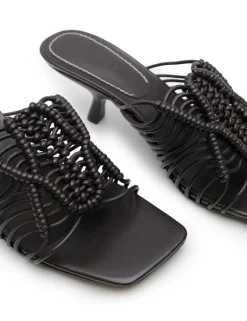 La Tribe Macrame Heel - Pepper