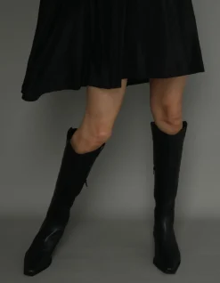 La Tribe Simone Knee High Boot - Black