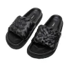 La Tribe Weave Slide - Black