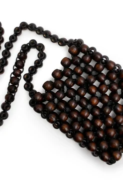 La Tribe x HYDE Exclusive Beaded Crossbody Bag - Brown