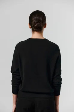 Laing Amy Cashmere V-Neck - Black