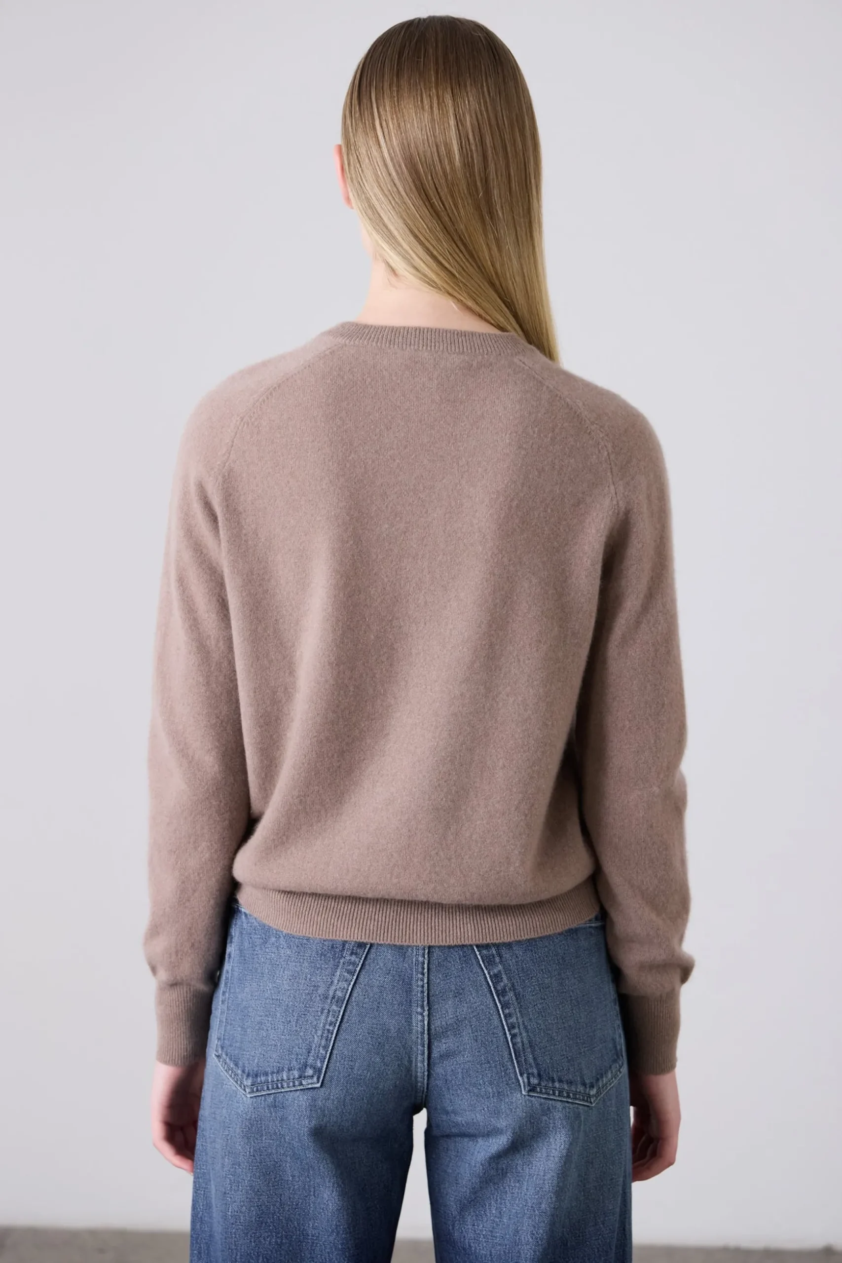 Laing Amy Cashmere V-Neck - Mink