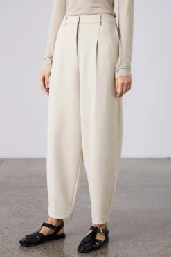 Laing Britta Barrel Leg Trouser - Bone
