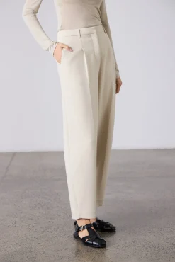 Laing Britta Barrel Leg Trouser - Bone
