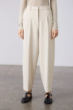 Laing Britta Barrel Leg Trouser - Bone