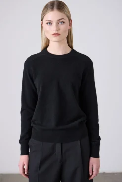 Laing Sam Cashmere Crew - Black