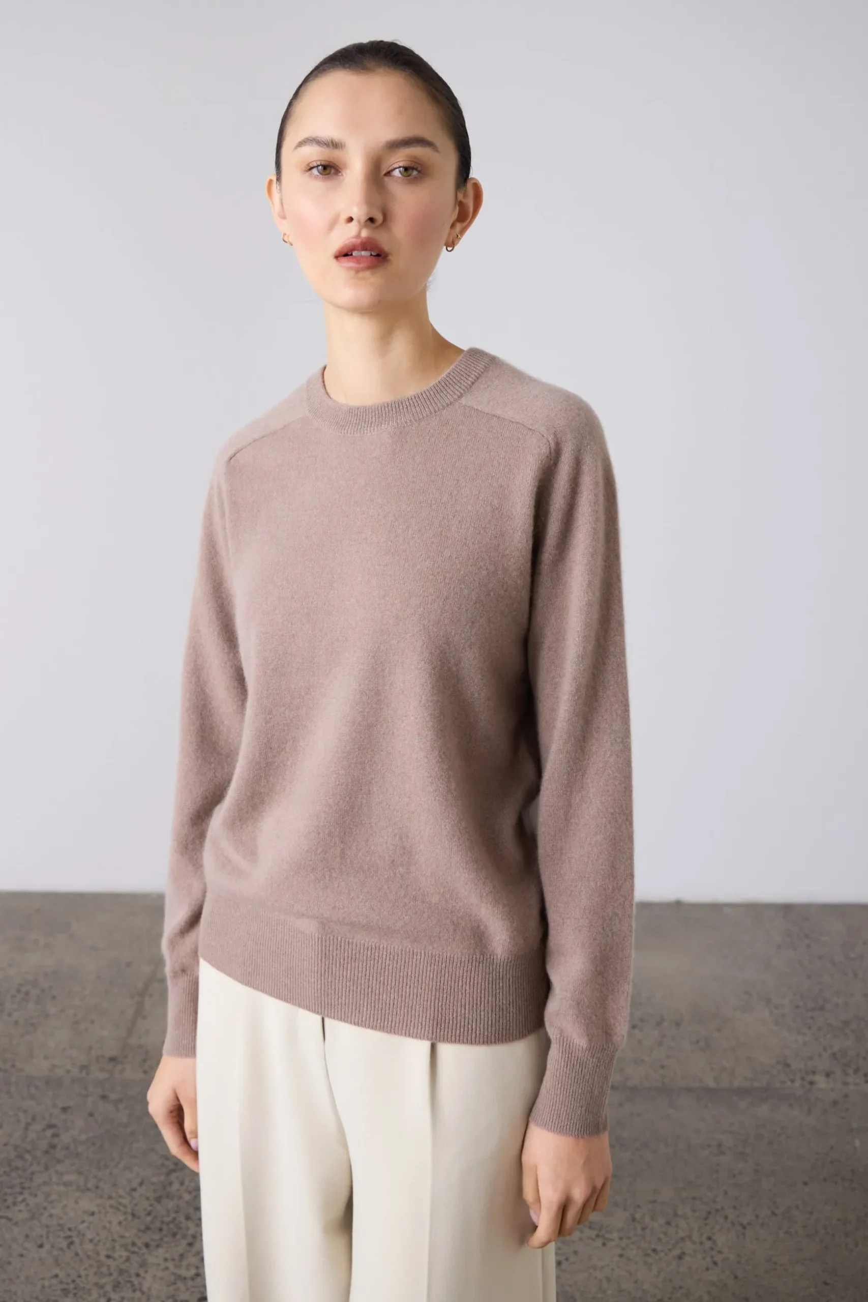 Laing Sam Cashmere Crew - Mink
