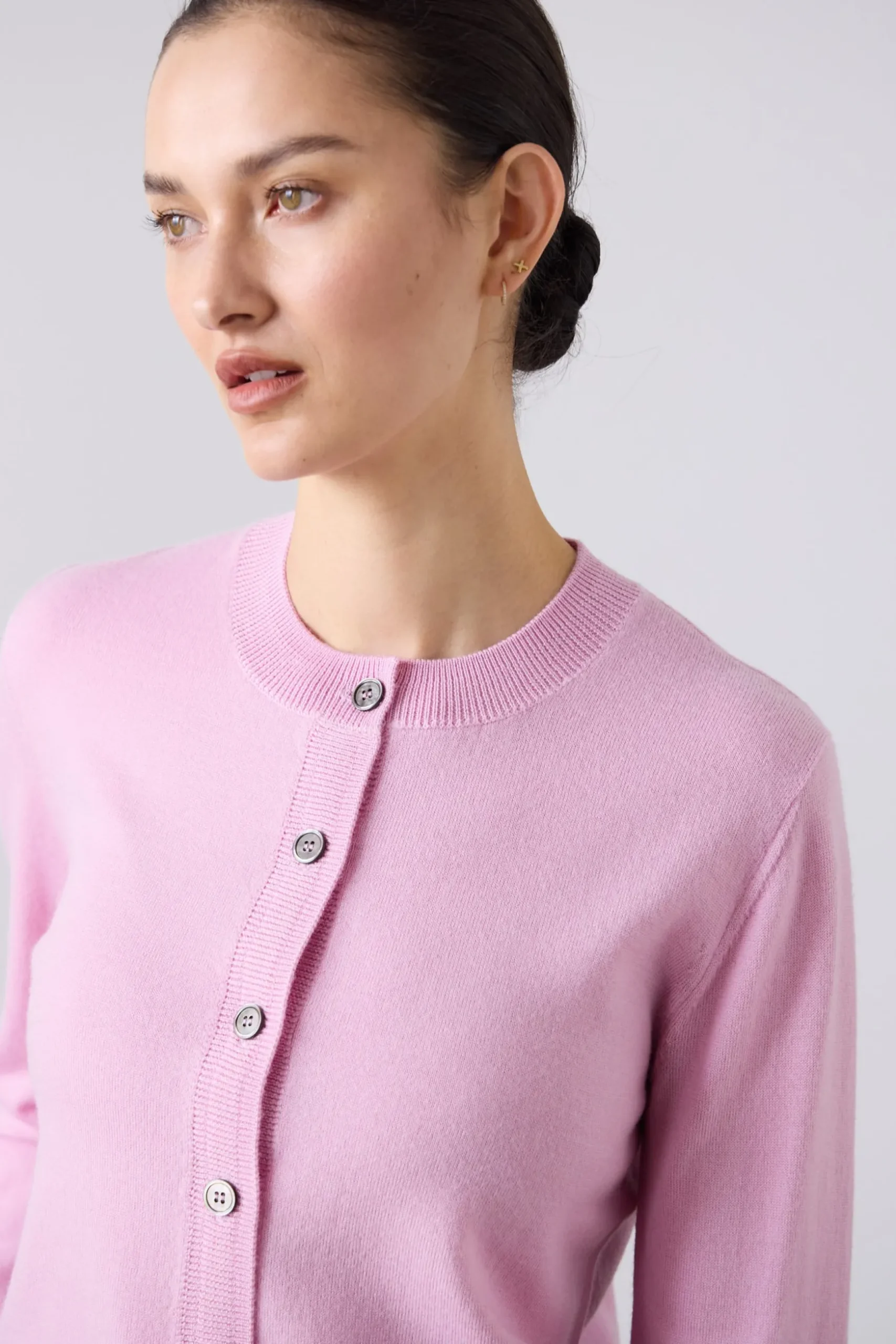 Laing Sylvia Merino Cardigan - Blossom