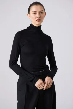 Laing Tencel Polo - Black
