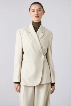 Laing Wrapover Blazer - Champagne