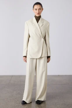 Laing Wrapover Blazer - Champagne