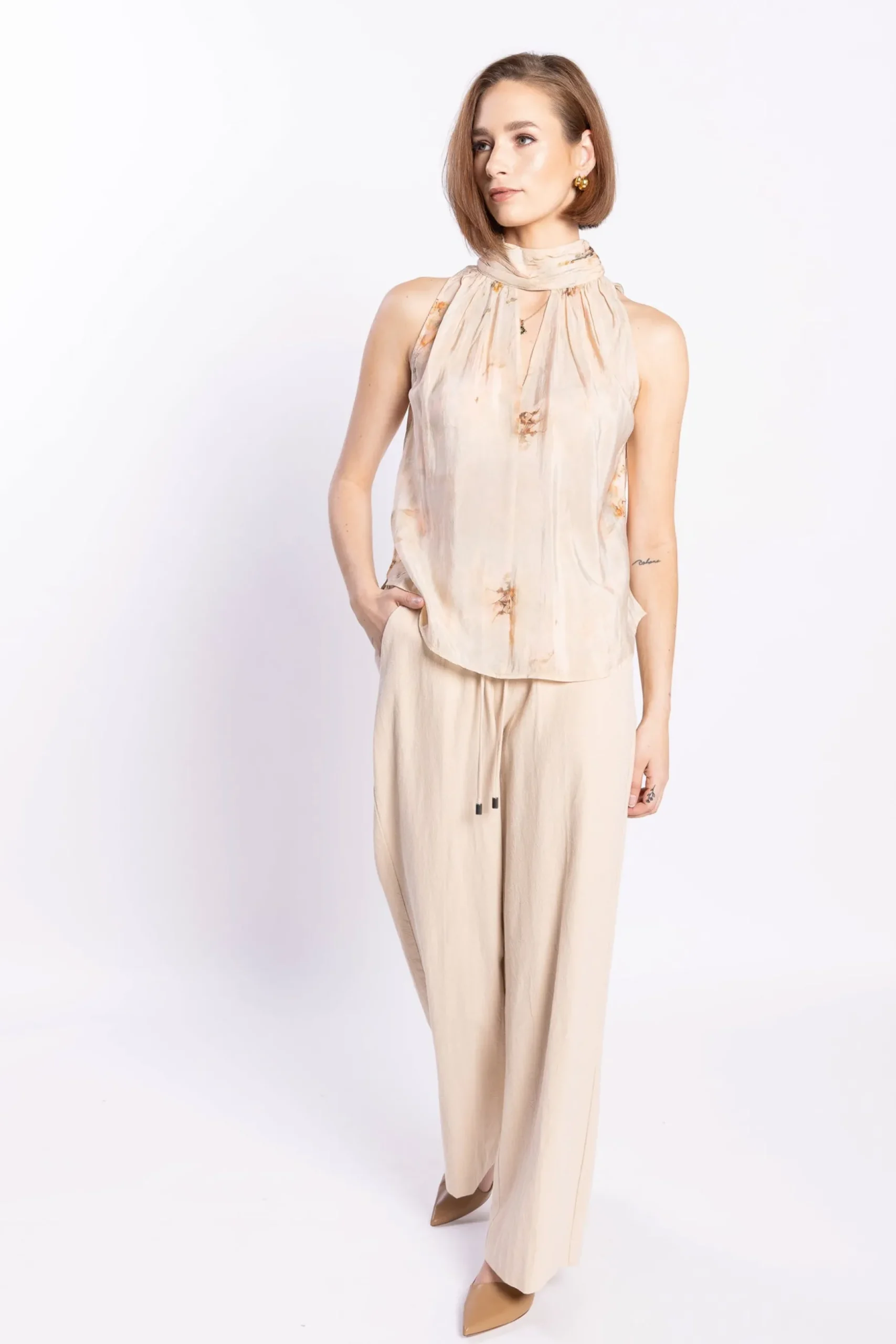 Loughlin Delfoy Top - Softly Print