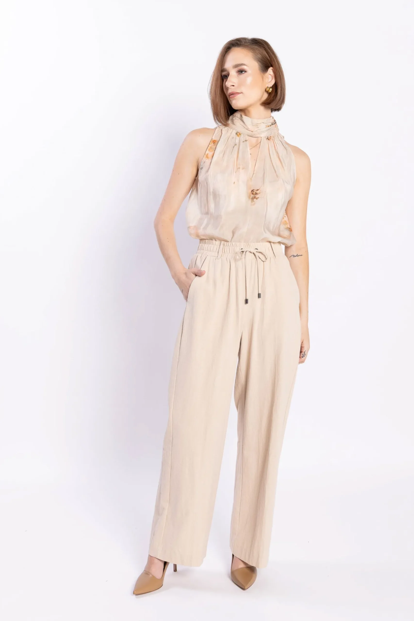 Loughlin Delfoy Top - Softly Print
