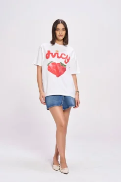 Maku The Label Juicy Oversized Tee - Lucent White | Arriving Mid-End April