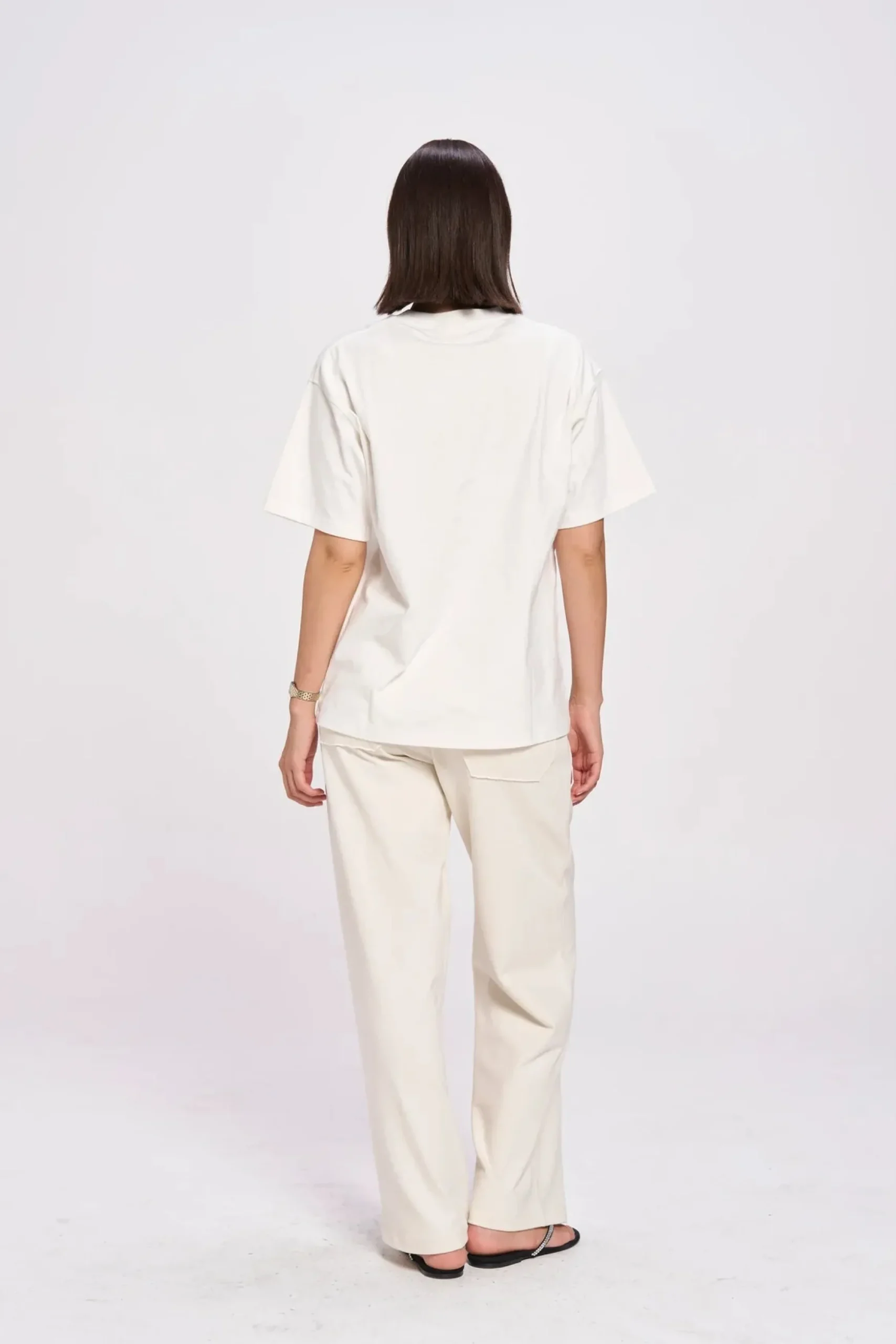 Maku The Label Olive Girl Oversized Tee - White | Arriving Mid-End April
