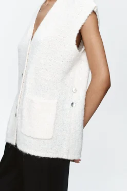Marle Bonita Vest - Ivory