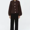 Marle Cait Cardigan - Chocolate