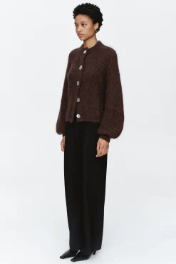 Marle Cait Cardigan - Chocolate