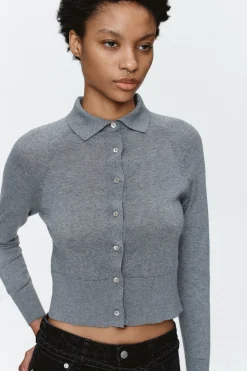 Marle Foundations Cardigan - Grey Marle