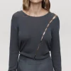 Marle Poppy Top - Atlantic