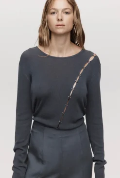 Marle Poppy Top - Atlantic