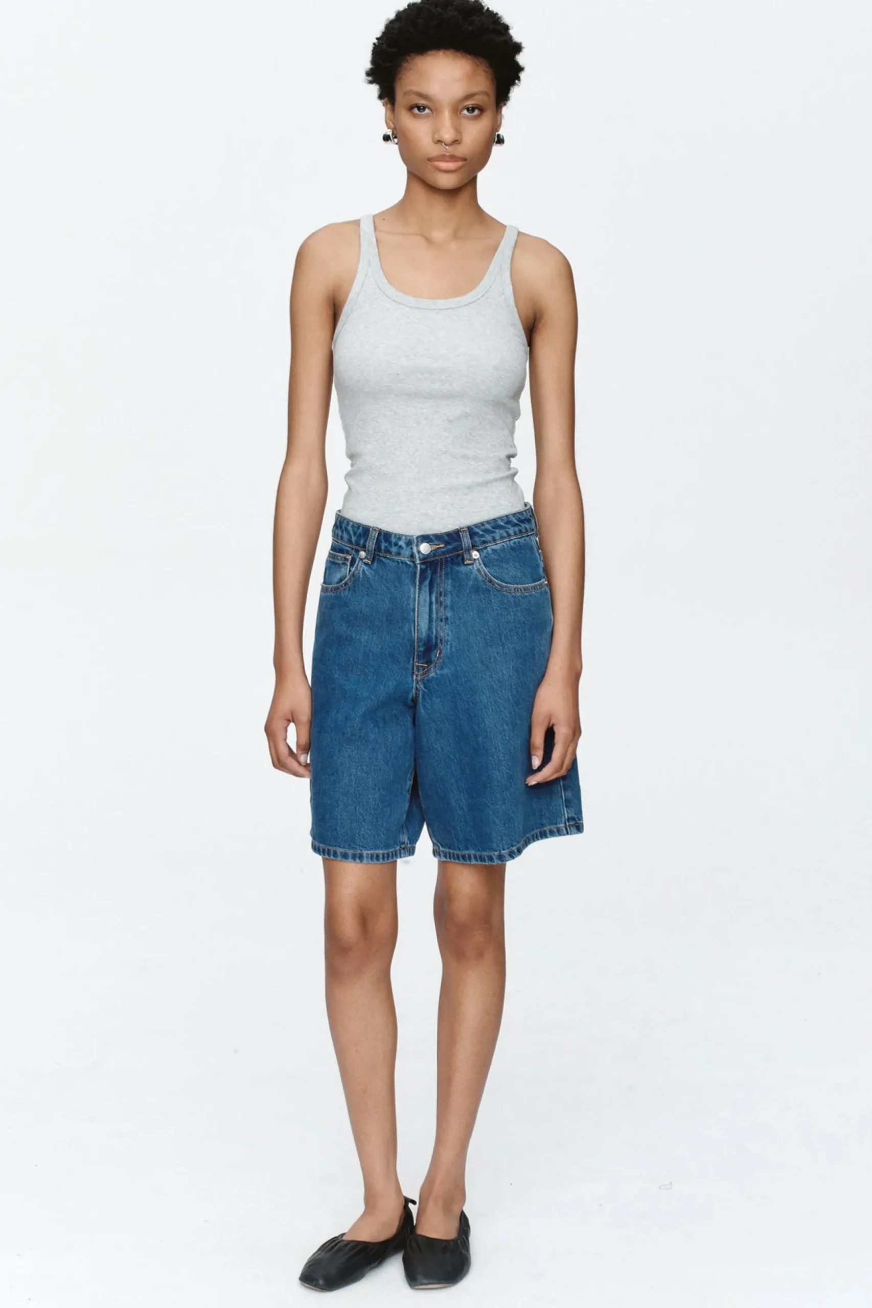 Marle Relaxed Jean Short - Heritage Blue