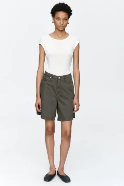 Marle Relaxed Jean Short - Rosemary