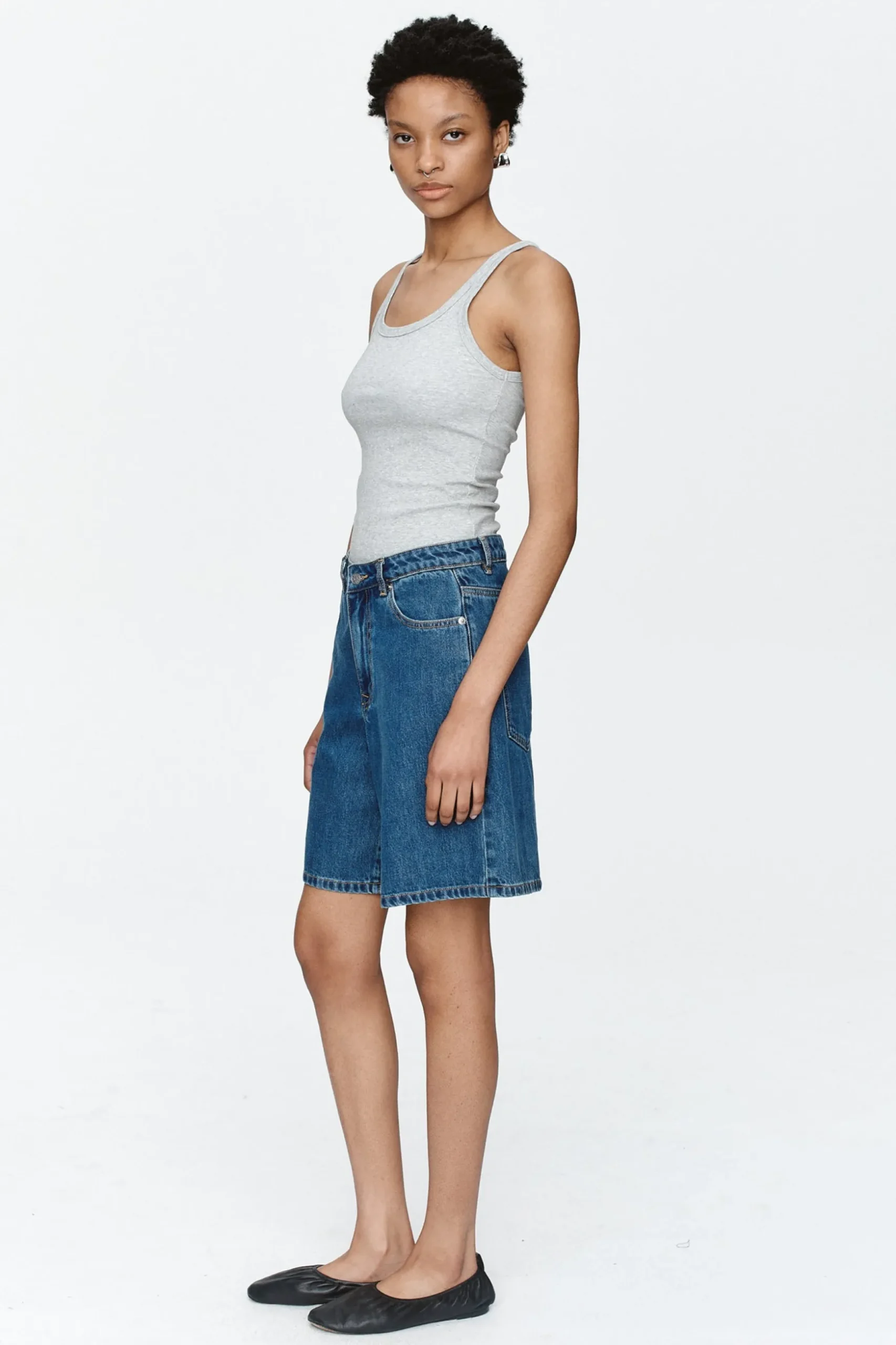 Marle Relaxed Jean Short - Heritage Blue