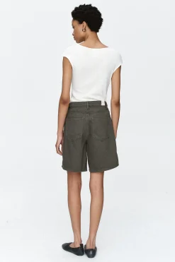 Marle Relaxed Jean Short - Rosemary