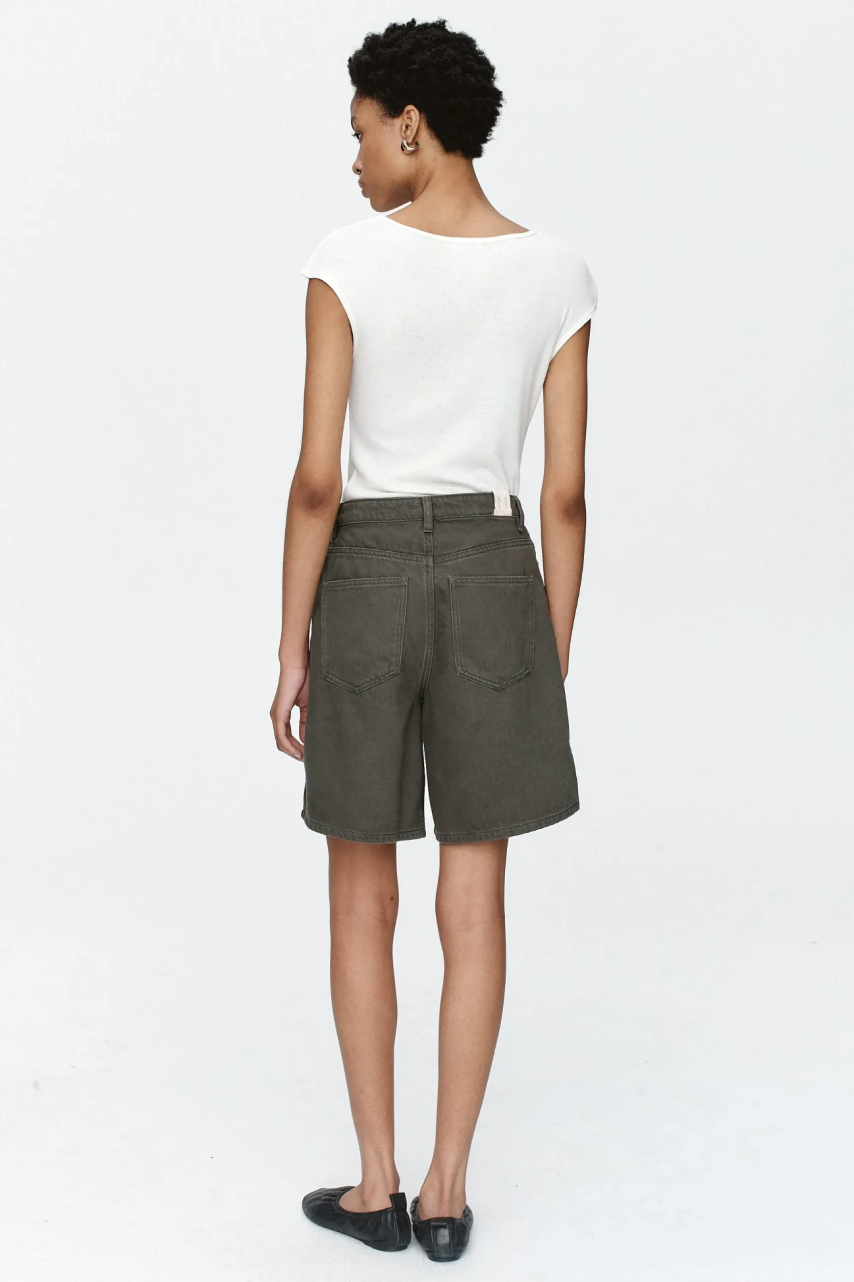 Marle Relaxed Jean Short - Rosemary