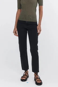 Marle Straight Leg Jean - Black